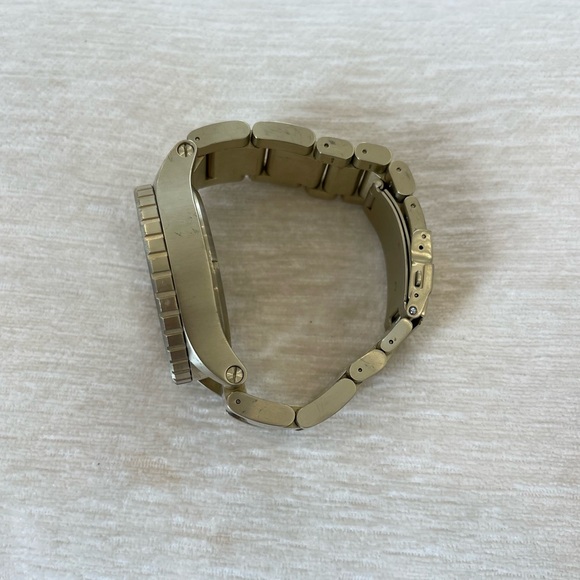 Nixon Watch Silver Champagne Gold A0831219 51-30 CHRONO A083-1219 men 51 MM - Picture 3 of 3